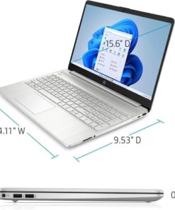 HP 2023 Newest Laptop, 15.6" Touchscreen Laptop, 12th Gen Intel i3-1215U, 12GB RAM, 512GB SSD, 11 H Battery Life, Micro-Edge, Anti-Glare, Bluetooth, Wi-Fi, HDMI, Thin and Light PC, Win 11 Home S 12GB RAM | 512GB SSD 15.6 " 15 61ziorZG5SL
