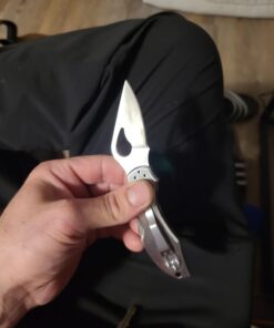 Spyderco Byrd Robin 2 Knife with 2.40" Steel Blade and Durable Stainless Steel Handle - PlainEdge - BY10P2 20 61zkTYJDI8L