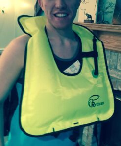 Rrtizan Snorkel Vest, Adults Portable Inflatable Swim Vest Jackets for Snorkeling Swimming Diving Safety Green one_size 39 61zmSWHCd1L