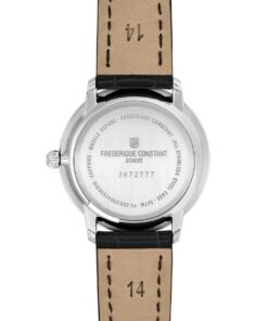 Frederique Constant Women's FC235M1S6 Slim Line Analog Display Swiss Quartz Black Watch 11 61znJs3SL