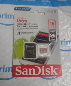 SanDisk Ultra 16GB Ultra Micro SDHC UHS-I/Class 10 Card with Adapter (SDSQUNC-016G-GN6MA) 15 61znZDhaSL