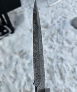 Poshland RAM-0592 Damascus Steel Dagger Knife – Full Size Leather Handle 39 61zo8Qc0IML