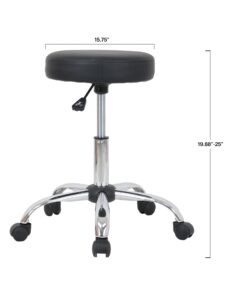 Alternative view of Amazon Basics Multi-Purpose Drafting Spa Bar Stool with Wheels - Black Drafting Stool