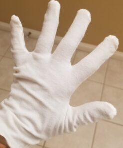 Cotton Gloves, 30 Pcs White Cotton Gloves for Dry Hands Moisturizing Eczema, Washable Cotton Gloves for Men and Women, Stretchable Cloth Gloves for Coin Jewelry Silver Inspection 15 PAIRS 41 61zpsfq6xlL