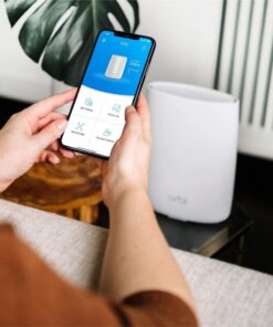 NETGEAR Orbi Ultra-Performance Whole Home Mesh WiFi Satellite Extender - works with your Orbi Router to add 2,500 sq. feet at speeds up to 3 Gbps, AC3000 (RBS50) AC3000 | Satellite 22 61zpuAQitBL