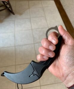 Vulcan Gear Tactical Hawkbill Karambit Knife with Sheath and Cord Silver blade 1. Silver 47 61zq3pEJM9L