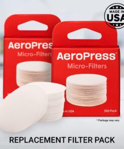 Alternative view of AeroPress Replacement Filter Pack - Microfilters For AeroPress Coffee And Espresso Maker - 2 Pack (700 count) 2 Pack, 700 Filters
