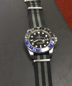 BluShark Original Premium Nylon Watch Strap - Stainless Steel Buckle with Multiple Sizes & Premium Styles, Replacement Watch Straps for Men & Women, Ballistic Military Waterproof BOND 20mm Premium Brushed Buckle 58 61zqij0rVUL