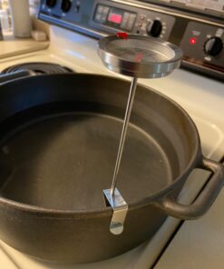 Candy Thermometer Deep Fry/Jam/Sugar/Syrup/Jelly Thermometer with Stainless Steel Large 2" Dial & 9" Accurate Sensitive Long Probe Oil Thermometer Cooking Thermometer Candy DeepFry Thermometer-9 Inch Probe 33 61zrX0TKXQL