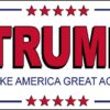 TrendyLuz Flags Donald Trump White Flag President Make America Great Again MAGA 3x5 Feet Printed Flag with Grommets by