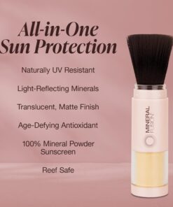 Alternative view of Mineral Fusion Brush-On Sun Defense, SPF 30, UVA and UVB Protection, No Parabens, Gluten Free, Vegetarian, No Phthalates, Hypo-allergenic 0.14 Ounce (Pack of 1)