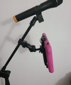 Accessory Basics EasyAdjust cymbal Microphone Mic Stand Tablet Mount for Most Tablets & Large Size Cell Phones Smartphone (Zoom Compatible) 29 61zuKhGNRmL