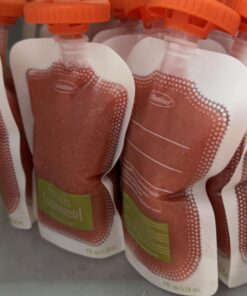 Infantino Disposable Squeeze Pouches, Portable Homemade Semi-Solid Food for Babies and Toddlers, 4 Fl Oz (Pack of 50) 50 Squeeze Pouches Pack 31 61zwC4i1FEL