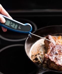 Lavatools PX1D Javelin PRO Duo Ultra Fast Professional Digital Instant Read Meat Thermometer for Grill and Cooking, 4.5" Probe, Auto-Rotating Backlit Display, Splash Resistant – Olive 11 61zwwBLvGaL
