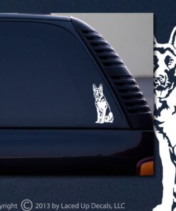 Alternative view of German Shepherd Dog Vinyl Decal Small
