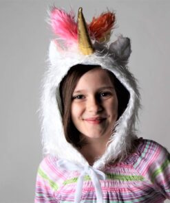 Storybook Wishes Plush Soft Fuzzy Unicorn Child/Youth Hat, White 36 Months White Unicorn Hat, Child/Youth 15 71 0dhAbKL