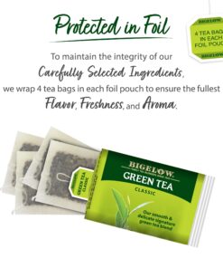 Bigelow Tea Classic Green Tea, Caffeinated, 40 Count (Pack of 6), 240 Total Tea Bags 17 71 0kSMAPIL