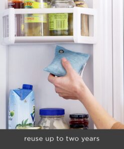 Moso Natural Fridge and Freezer Deodorizer. A Scent Free Odor Absorber. Air Purifying Bag to Eliminate Odors in Your Refrigerator. Two Year Lifespan! 1-Pack 17 71 1Qv7N5qL