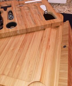 SMIRLY Charcuterie Boards Gift Set, Large Charcuterie Board Set, Bamboo Cheese Board Set, House Warming Gifts New Home, Women Bridal Shower Gift Ideas, Wedding Gifts for Couple, Housewarming Gift 37 71 2JKgyocL