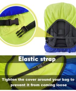 ayamaya Backpack Rain Cover Waterproof Rainproof for (30-65L), Ultralight Outdoor Backpack Pack Covers Compact Portable Water Proof Raincover for Backpacking Hiking Camping Traveling Cycling Green 30-40L 12 71 36HLSaAL