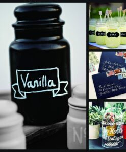 FLYMAX White Paint Pen, 6 Pack 0.7mm Acrylic White Permanent Marker White Paint Pens for Wood Rock Plastic Leather Glass Stone Metal Canvas Ceramic Marker Extra Very Fine Point Opaque Ink 29 71 37nEHrL