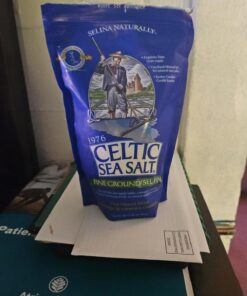 Fine Ground Celtic Sea Salt – (1) 16 Ounce Resealable Bag of Nutritious, Classic Sea Salt, Great for Cooking, Baking, Pickling, Finishing and More, Pantry-Friendly, Gluten-Free 16 Ounce (Pack of 1) 28 71 39Ufj0nL