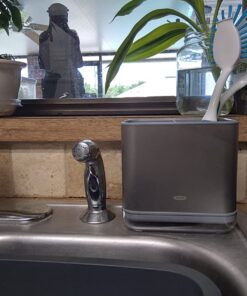 OXO Stainless Steel Good Grips Sinkware Caddy, One Size 65 71 4ZlbyhUL