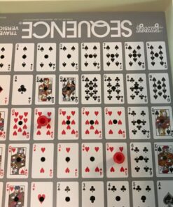 Jax Travel SEQUENCE - The Exciting Strategy Game in a Compact Travel Case! , White 1 12 71 4gjSxS9L