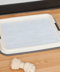 IRIS USA Small Pet Training Pad Holder, Dark Gray 17"x17" 32 71 4gurY2L