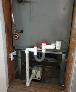 Little Giant VCMA-15ULST 115 Volt, 65 GPH, 1/50 HP Automatic Condensate Removal Pump with Safety Switch and Tubing, Black/White, 554415 Includes Safety Switch/Tubing 64 71 56iRQPML