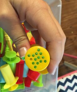 Carykon Dough Extruders Set Assorted Designs, Set of 10, 5 Patterns - Random Colors 34 71 5Ku3H7CL