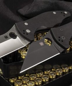 Spyderco Yojimbo 2 Specialty Tactical Knife with 3.2" CPM S30V Steel Black Wharncliffe Blade and Durable Black G-10 Handle - PlainEdge - C85GP2 Steel Blade 39 71 5nzckXNL