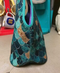 Artovida Artists Collective Insulated Neoprene Lunch Bag - Washable Soft Lunch Tote for Work and Picnic - Design By Budi Satria Kwan (Indonesia) – Ocean, Sea, Wave-Classic Budi Kwan The Wave 44 71 6aJTtUKL