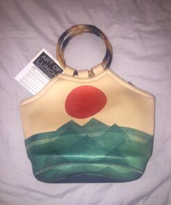 Artovida Artists Collective Lunch Purse | 11 x 15 x 6 Inches Large Reusable Insulated Lunch Tote with Inside Pocket - Design by Monika Strigel (Germany) Elephant - Bamboo Monika Strigel (Germany) - Boho Summer Elephant 27 71 6kdsBoXL