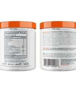 Genius Pre Workout Powder, Grape Limeade - All-Natural Nootropic Pre-workout & Caffeine-Free Nitric Oxide Booster Supplement with Beta Alanine & Alpha GPC - No Artificial Flavors, Sweeteners, or Dyes 27 71 6pmHEj8L