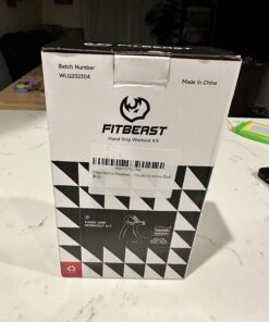 FitBeast Grip Strengthener Forearm Strengthener Hand Grips Strengthener Kit - 5 Pack Adjustable Resistance Black 39 71 6rqS8KbL