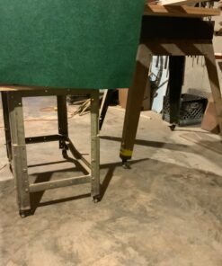 DICASAL 4 Pack 1.5 Inch Swivel Stem Casters, Non-Marking Polyurethane Wheels 330 Lbs with Diameter 3/8"- 16 x 1" Stem Thread and Nuts for Carts Trolley Furniture 3/8-16*1" 26 71 74WIrbyL