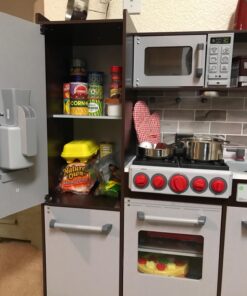 Melissa & Doug Let's Play House! Grocery Cans Play Food Kitchen Accessory ,3+ years- 10 Stackable Cans With Removable Lids 38 71 7Ty8Qu5L 1