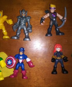 Marvel Playskool Heroes Super Hero Adventures Ultimate Set, 10 Collectible 2.5-Inch Action Figures, Toys for Kids Ages 3 and Up (Amazon Exclusive) Multicolor 29 71 7Ua02LBL