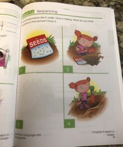 Spectrum Language Arts Kindergarten Workbook, Ages 5 to 6, Language Arts Kindergarten, ELA Writing and Grammar Practice With Writer's Guide and Answer Key - 128 Pages 27 71 7bouUIvL