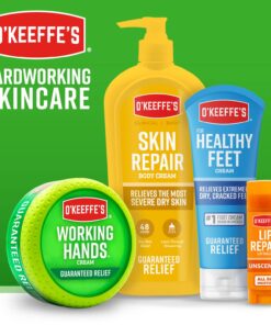 O'Keeffe's Working Hands Hand Cream, Relieves and Repairs Extremely Dry Hands, 3 oz Tube, (Pack of 2) 3 Ounce (Pack of 2) 38 71 7xx1CIFL