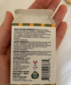 Cliganic USDA Organic Lip Balm Set - 3 Flavors - 100% Natural Moisturizer for Cracked & Dry Lips 0.15 Ounce (Pack of 3) 24 71 83pvCN8L