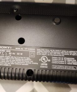 Sony HT-A3000 3.1ch Dolby Atmos Soundbar Surround Sound Home Theater with DTS:X and 360 Spatial Sound Mapping, works with Google Assistant Sound bar only 71 71 8QQXqFgL