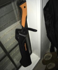 Fiskars Machete Axe - 18" Curved Blade with Nylon Sheath - Lawn and Garden Tools - Orange/Black 45 71 93xKUz3L