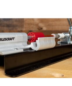 Milescraft 4701 Pen Press – Join Turned Pens & Projects – Advanced, Spring-Loaded Design Holds Workpiece in Place & Adjusts Size Quickly Using Six Quick-Flip Stop Settings. Includes Two Receiving Tips 13 71 9NYEO6oL