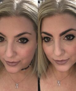 Elizabeth Mott Eyebrow Gel Makeup - Queen of the Fill Brow Tint and Filler - Brush to Fill in Eyebrows and Cover Gray Hairs - Cruelty Free - Dark Medium Brown, 4g 36 71 9VHWeReL