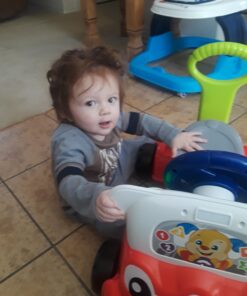 Fisher-Price Laugh & Learn 3-In-1 Smart Car, Baby Walker & Toddler Ride-On Toy with Smart Stages Learning Content for Ages 9+ Months Standard 44 71 9jdeJ0lL