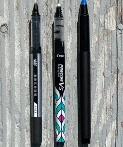 Rollerball Pen Fine Point Pens: 16 Pack 0.5mm Black Gel Liquid Ink Pens Extra Thin Fine Tip Pens, Rolling Ball Point Writing Pens for Note Taking, Signature, Journal, Office/Stationary Supplies 33 71 9tJLUL0L