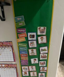 Godery Large Visual Schedule for Kids Chore Reward Chart,Bedtime Routine Chart for Toddlers,Double Side Schedule Board With 109 Cards for Home School Planner,Autism Learning Materials. 49 71 ANaQ8bL