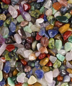 Fantasia Materials: 3 lbs Premium Brazilian Tumbled Polished Natural Stones Assorted Mix - XXSmall - 0.25" to 0.5" 3 lb Lot - Large Pack #A: Xxsmall 5 71 BgNF6I5L
